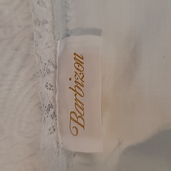 BARBIZON vintage gown baby blue size medium to small floral detail - Picture 10 of 14